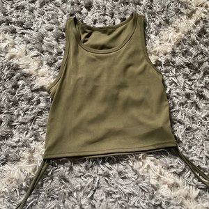 Green shein tank top